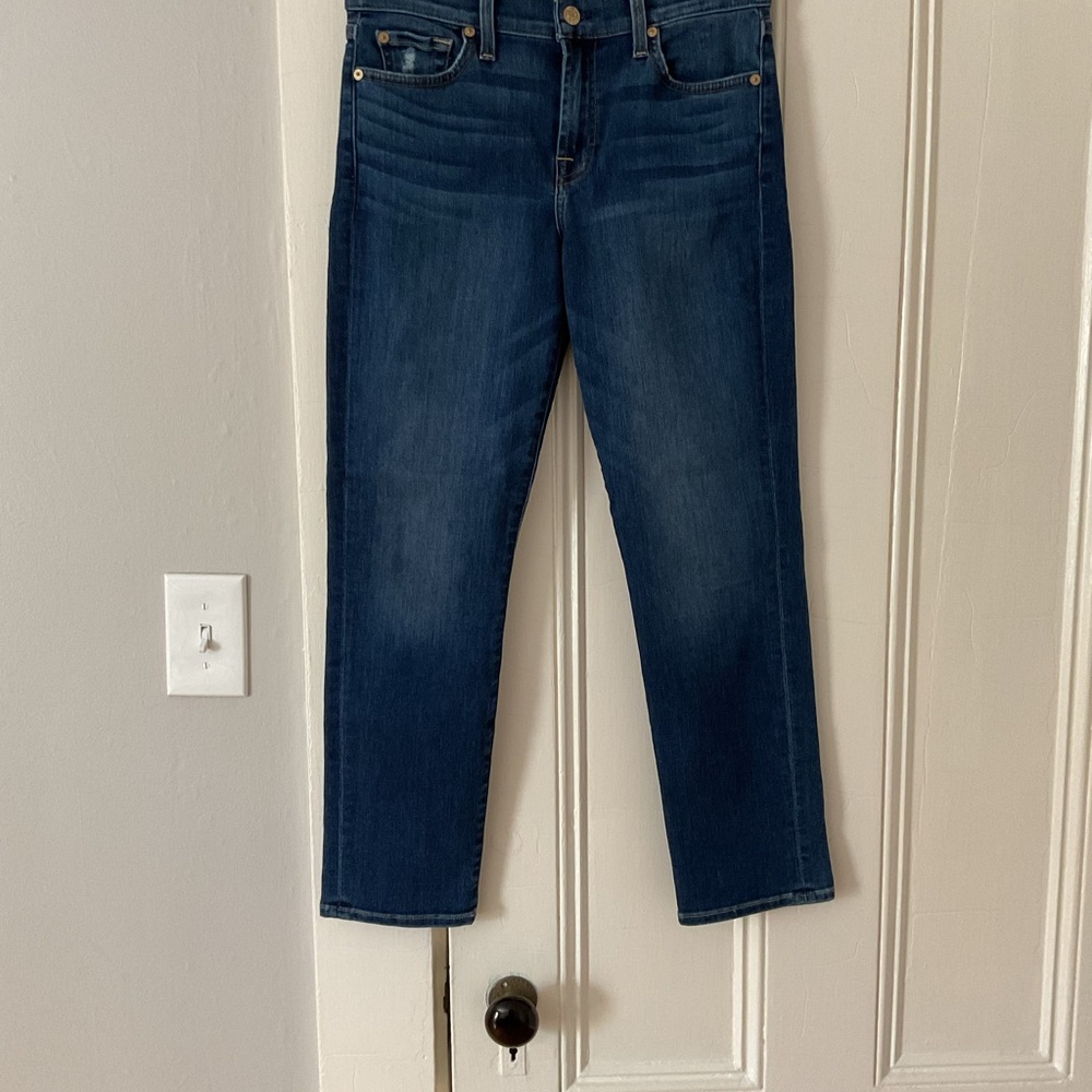 7 For All Mankind Roxanne ankle Women's Blue Jeans